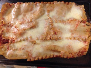 Mozarella Topped Lasagna